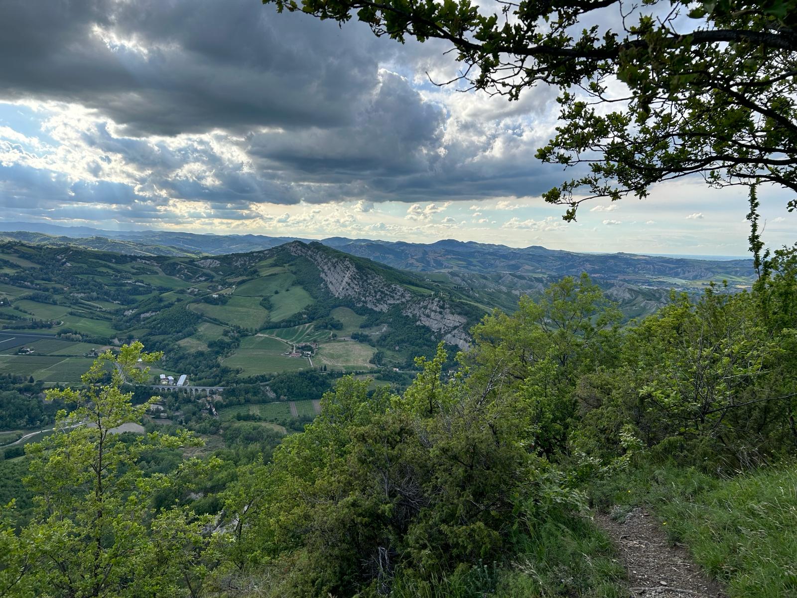 Panorama sulla vena del gesso